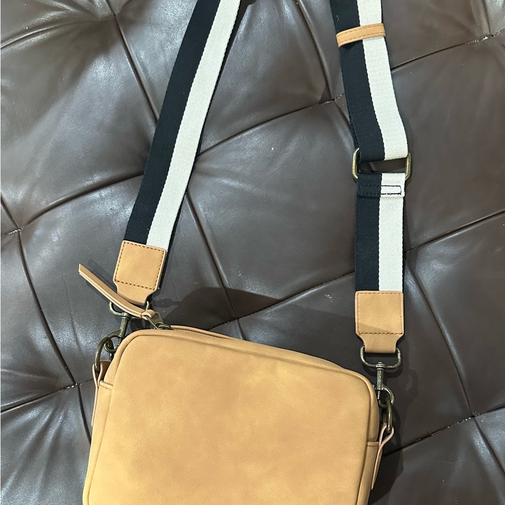 Stylish Tan Crossbody Bag